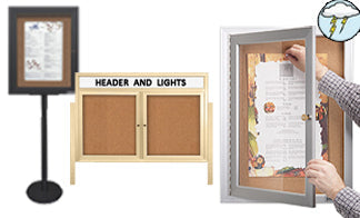Outdoor Bulletin Boards and Cork Boards