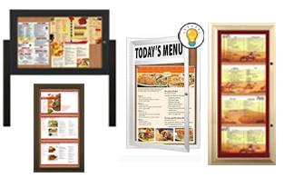 Outdoor Restaurant Menu Cases
