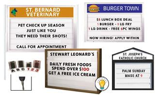 Reader Boards And Marquee Signs | Enclosed Outdoor Letter Board