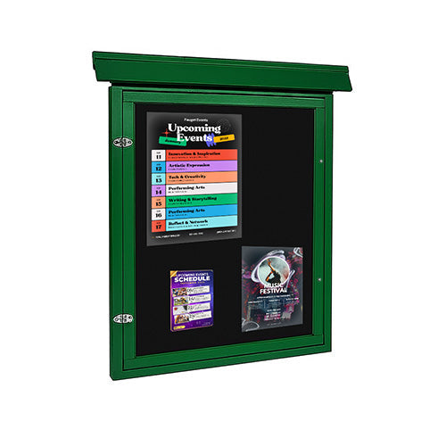 ECO-Design 28x42 Outdoor Wall Mount ULTRA-SIZE Information Cork Bulletin Message Boards - Portrait