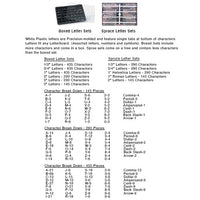 Extra Large Outdoor LED Lighted Enclosed Letter Boards with Message Header with XL Single Locking Door in 15+ Sizes and Custom Sizes