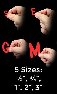 Red Helvetica Changeable Plastic Letter Sets | Red Character Sets for Letter Boards