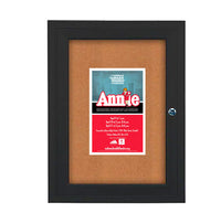 SwingCase Outdoor Enclosed Poster Display Case  27 x 39 | Single Locking Door in Four Metal Cabinet Finishes
