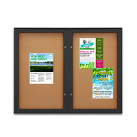 EXTREME WeatherPlus™ Enclosed Outdoor Bulletin Boards | Wall Mount