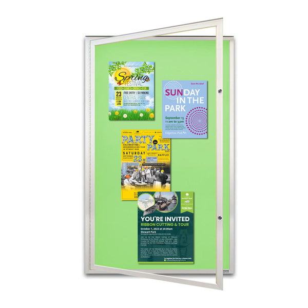 EXTREME WeatherPLUS™ Extra Large Outdoor Enclosed Poster Cases | Open Frame