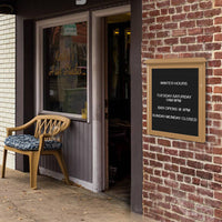 Wall Mount Outdoor Message Center Letter Board 60" x 36" | TOP Hinged - Single Door Information Board