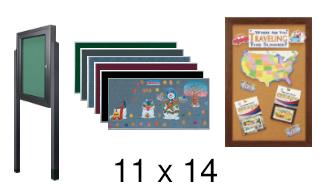 11x14 Outdoor Bulletin Boards