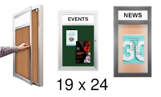 19x24 Outdoor Bulletin Boards