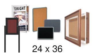 24x36 Outdoor Bulletin Boards