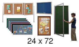 24x72 Outdoor Bulletin Boards