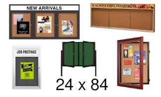 24x84 Outdoor Bulletin Boards