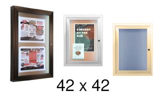 42x42 Outdoor Bulletin Boards