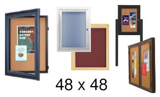 48x48 Outdoor Bulletin Boards