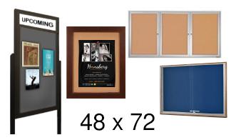 48x72 Outdoor Bulletin Boards