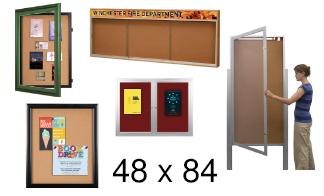 48x84 Outdoor Bulletin Boards