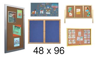 48x96 Outdoor Bulletin Boards