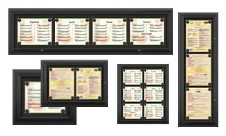 Outdoor Enclosed Magnetic Menu Case Menu Size 11