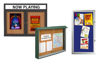 Outdoor Wall Enclosed Bulletin Boards