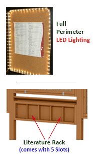 Plastic Post Options: Surface Mount with Base Plates or Inground Installation