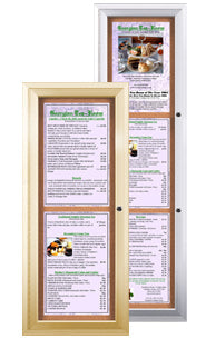 Weather Proof Menu Displays | Weather Resistant MenuCases