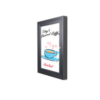 Extra Large Outdoor Enclosed Dry-Erase Whiteboard with LED Lights | Magnetic Porcelain-on-Steel Surface 15+ Sizes