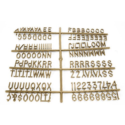 HELVETICA SPRUE SET in GOLD