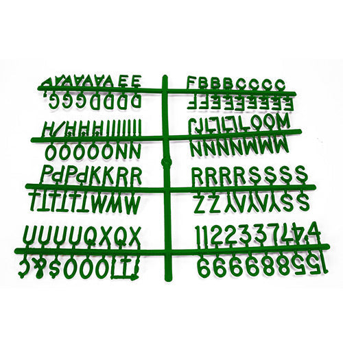 HELVETICA SPRUE SET in GREEN