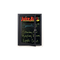 Outdoor Dry Erase Marker Board SwingCases | Enclosed Black Board Display Cases 12+ Sizes & Custom