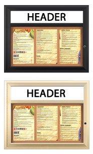 Weather Proof Menu Displays | Weather Resistant MenuCases