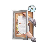 Outdoor Enclosed Cork Bulletin Boards (Single Door)