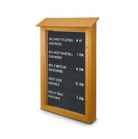 OUTDOOR LETTER MESSAGE CENTER 36x60 (LEFT Hinged with SINGLE DOOR)