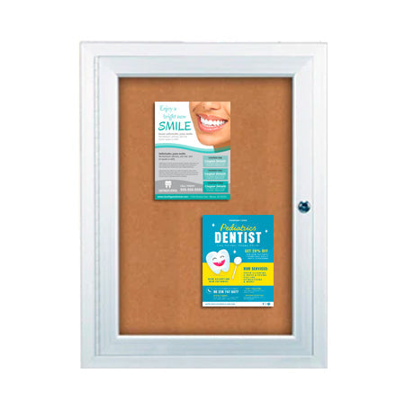 Outdoor Enclosed Bulletin Boards 27 x 39 (Single Door)