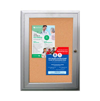 30 x 40 Outdoor Enclosed Bulletin Boards (Radius Edge)