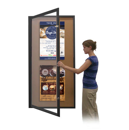 36x60 Extra Large Outdoor Enclosed Bulletin Board SwingCases | Single Locking Door Display Case