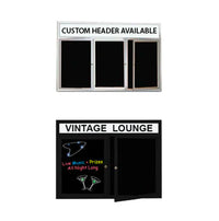 Outdoor Enclosed Radius Marker Boards 2 and 3 Door