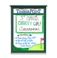 20" x 30" Outdoor Message Center - Magnetic White Dry Erase Board
