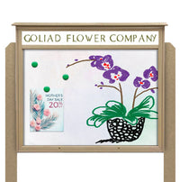 Top Hinged for Landscape Orientation Message Centers