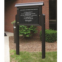 28x20 Standing Outdoor Letter Board Info Center