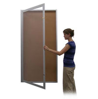 Extra Large Outdoor Enclosed Poster Display Cases | SwingCase Single Locking Door 15+ Sizes & Custom